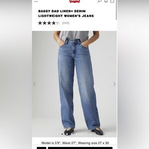 Levi’s baggy dad jeans